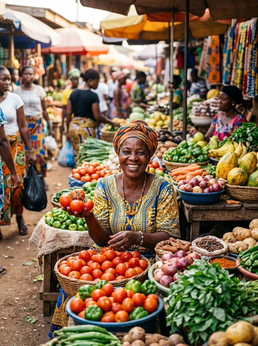 African market trader